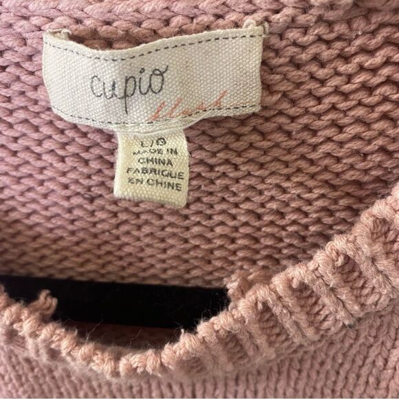 Cupio Hey Yall Embroidered Crewneck Sweater Sz L - Picture 7 of 8